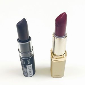 Grey and Wine lipstick bundle (Nyx and l'oreal)
