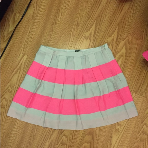 J crew factory striped skirt