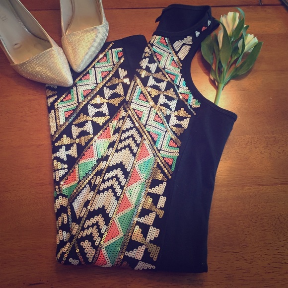 ❗️SALE❗️🎀🆕 EXPRESS Black Tank Dress w/ Gorgeous