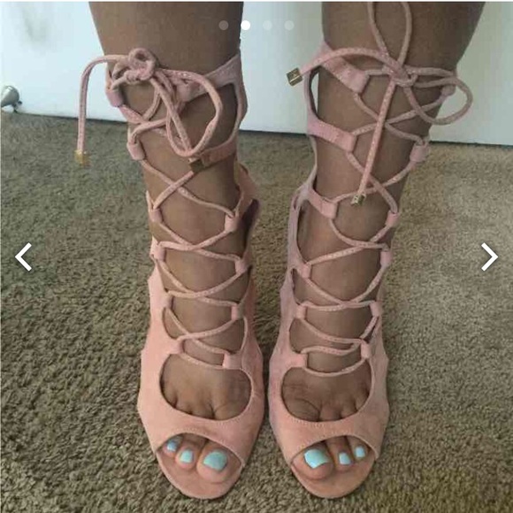 ‼️SOLD ‼️ Cut Out Lace Heels - Picture 3 of 3