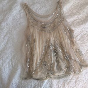 Sequined Abercrombie tank