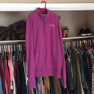 Victoria's Secret Pull Over Half Zip Sweater