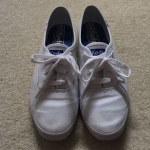 All white keds