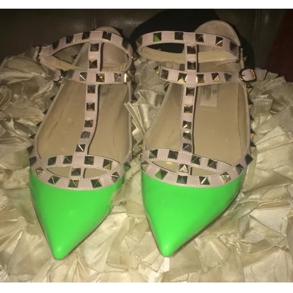 Valentino Rockstud Caged Flats 39