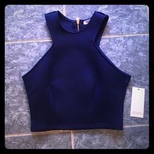 Blue Tobi Crop Top