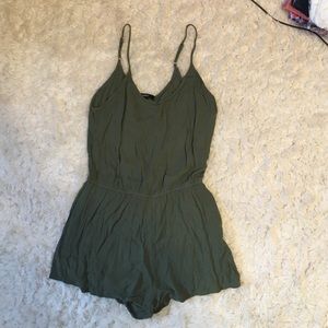 Green Forever 21 Romper