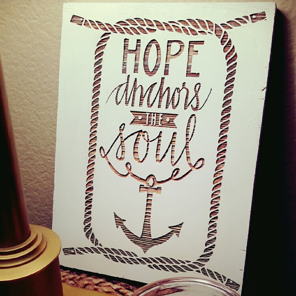 Painted Wooden Sign