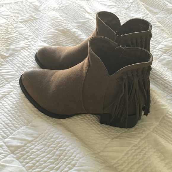 Cathy Jean Shoes - Cathy Jean fringe booties