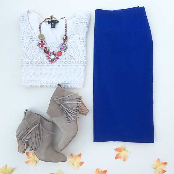 New York & Company Dresses & Skirts - Cobalt Blue Skirt!