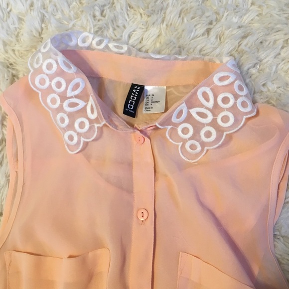 EUC H&M Lace Collar Dress - Picture 3 of 3