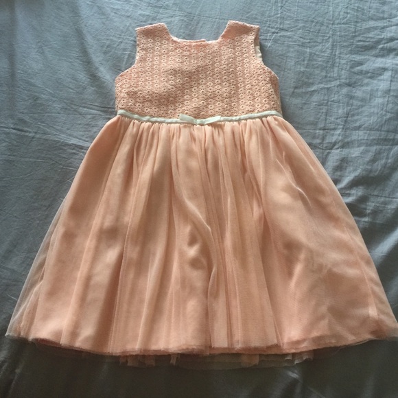 Peach Girls Dress