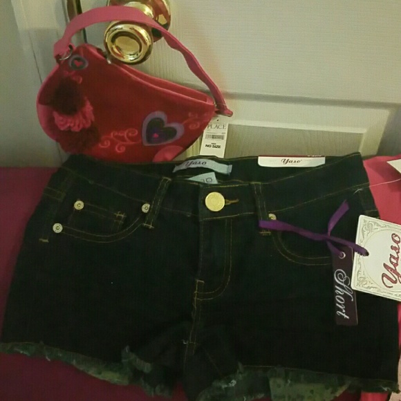Girls lot NWT size 8 top and yaso Jean short - Picture 4 of 4
