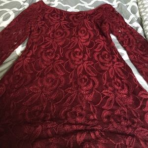 Red/Maroon dress