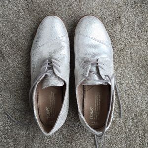 TOMS Silver Brogues