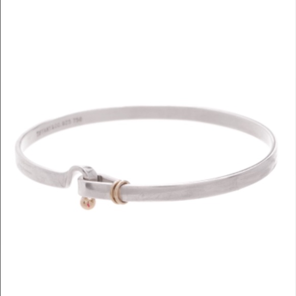 Tiffany & Co. Sterling silver & 18K gold bracelet