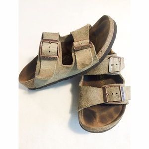 Kids Birkenstock Arizona' Suede Sandal
