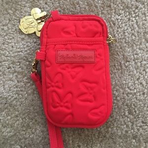 Small Minnie Mouse wristlet