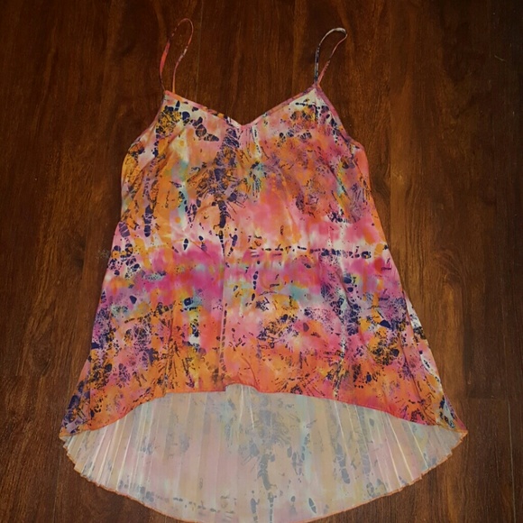 Beautiful Buckle shirt hi Hi-Lo ruffled bag