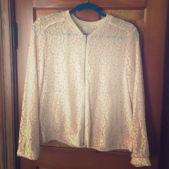 Lauren Conrad flower lace jacket