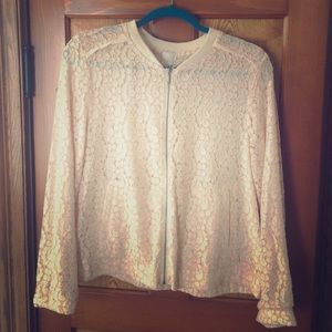 Lauren Conrad flower lace jacket