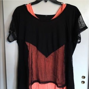 Emma & Sam mesh inset shirt