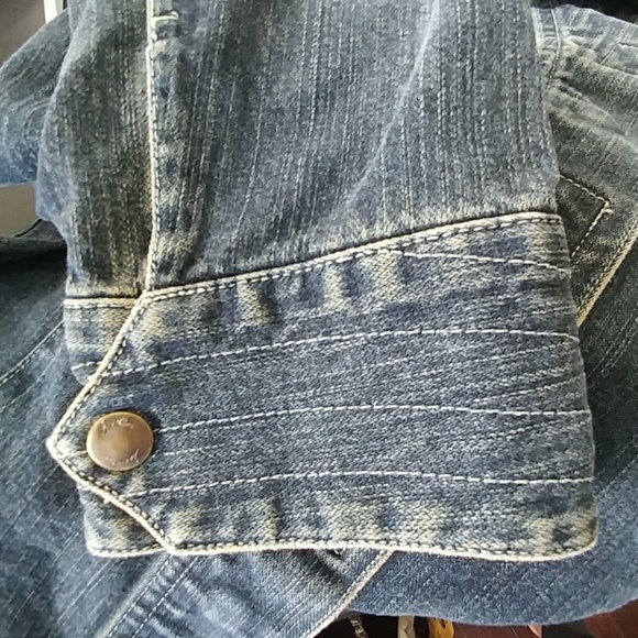 🔥Vintage🔥 I.E RELAXED DISTRESSED STYLE DENIM JACKET - Picture 8 of 8