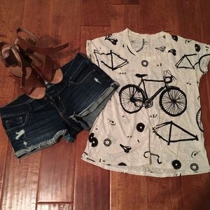 Madewell bicycle tshirt