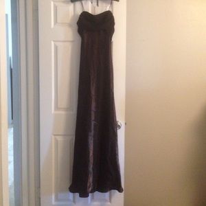 Floor length Betsy and Adam gown