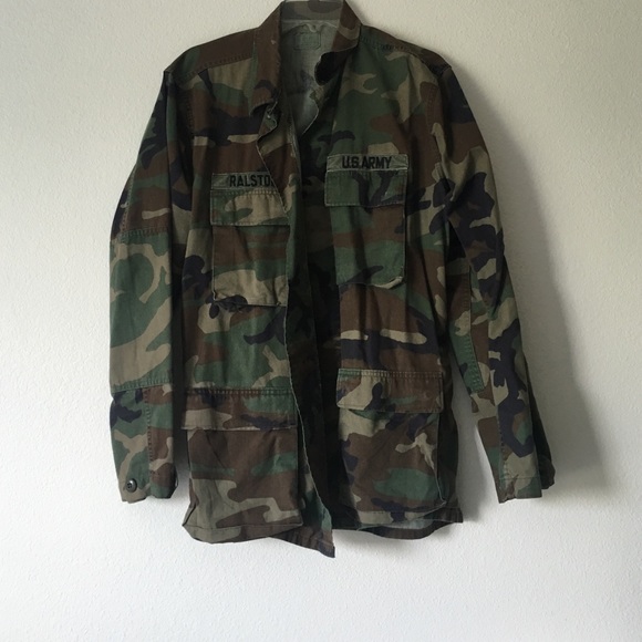 Vintage Army Camo utility jacket