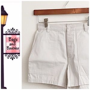 J CREW Khaki Chino Shorts, Size 4 NWOT