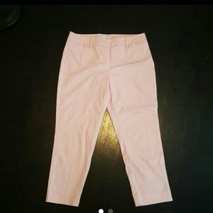 NY&CO light pink capris NWOT