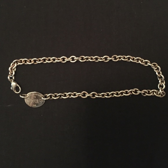 Tiffany & Co. Oval Tag Necklace
