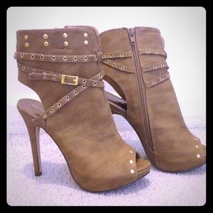 Tan Ankle Boot Heels