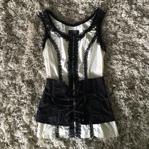 Top with corset