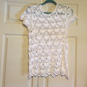 White lace top🐬