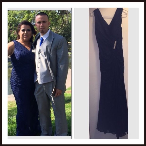 Navy Blue formal dress