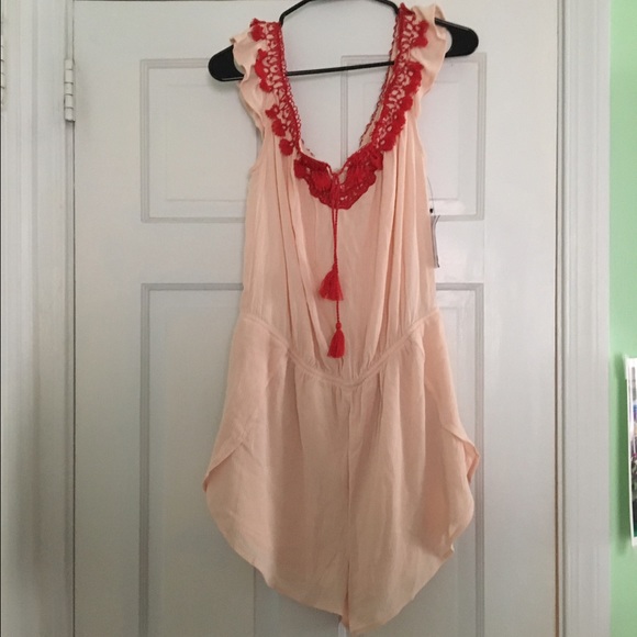 Garage Off the Shoulder Romper