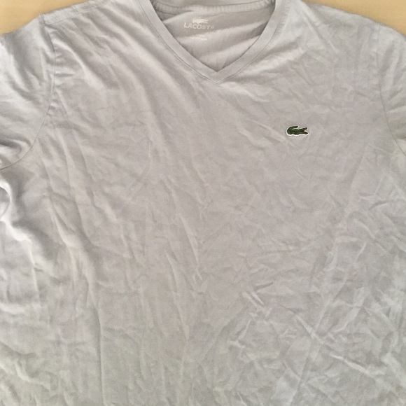 Lacoste V neck men's small