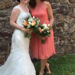 J. Crew Bright Coral 06122 Dress