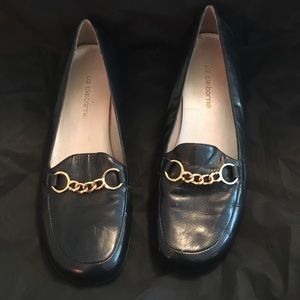 Liz Claiborne navy blue flats