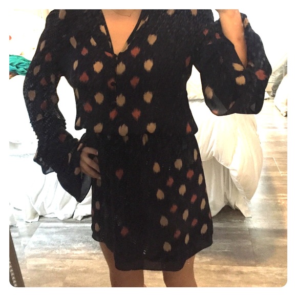 Parker bell sleeve dress