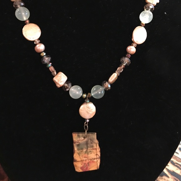 Red creek jasper necklace