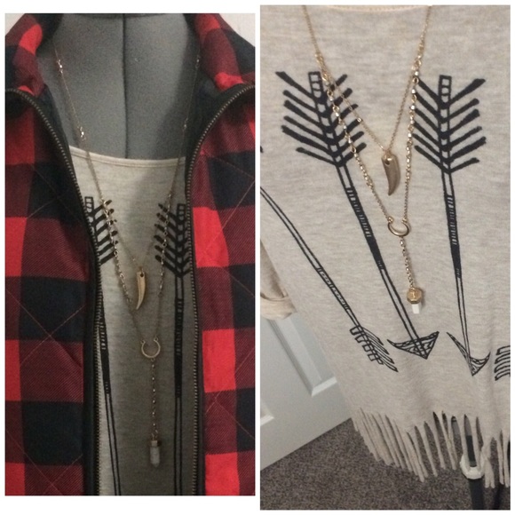 💚SALE💚was $28•Desert Winds Layered Necklace• - Picture 4 of 4