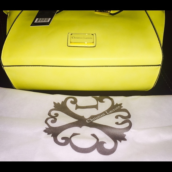 Christian Lacroix Delaney Satchel NWT - Picture 3 of 4