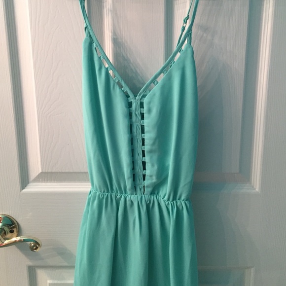 SUPER ADORABLE mint green/blue dress.