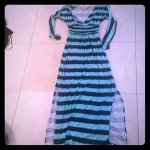 Long Lilly Pulitzer stripped dress