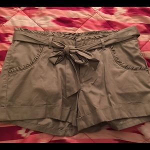 Grayish Elle shorts that are in great condition