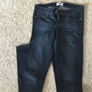 Paige Jeans, size 24, dark wash