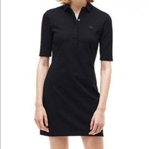 Lacoste Black Polo Dress