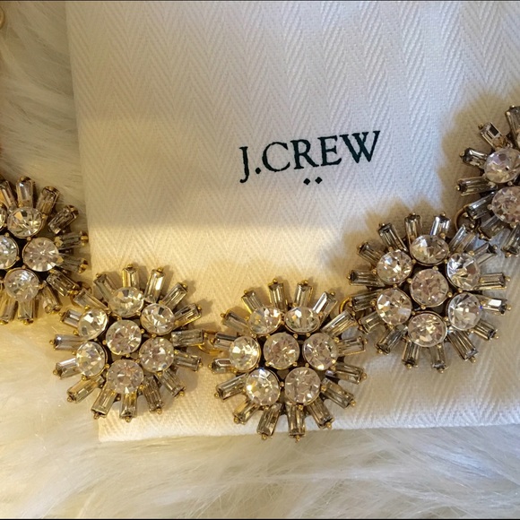 J crew crystal dotted sphere necklace - Picture 2 of 3